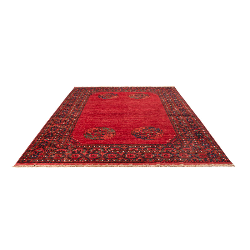 Afghansk tæppe - Kunduz - 294 x 203 cm - rød