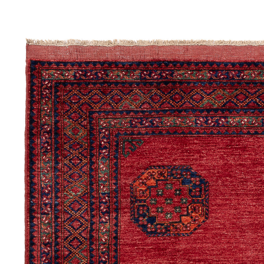 Afghansk tæppe - Kunduz - 294 x 206 cm - rød
