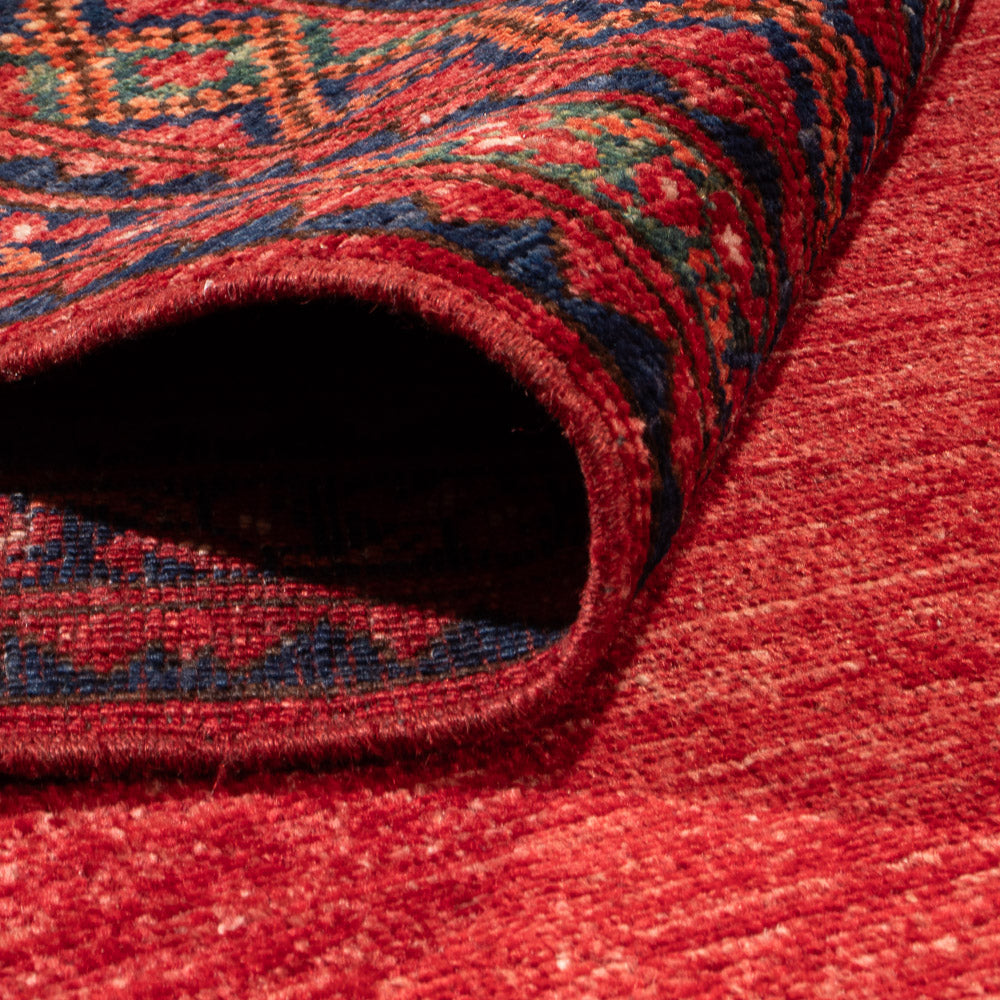 Afghansk tæppe - Kunduz - 294 x 206 cm - rød