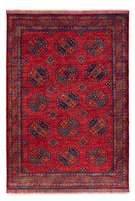 Afghansk tæppe - Kunduz - 297 x 207 cm - rød