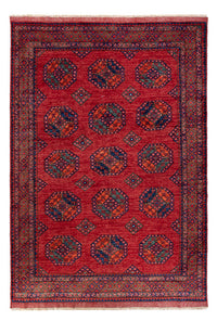 Afghansk tæppe - Kunduz - 297 x 207 cm - rød