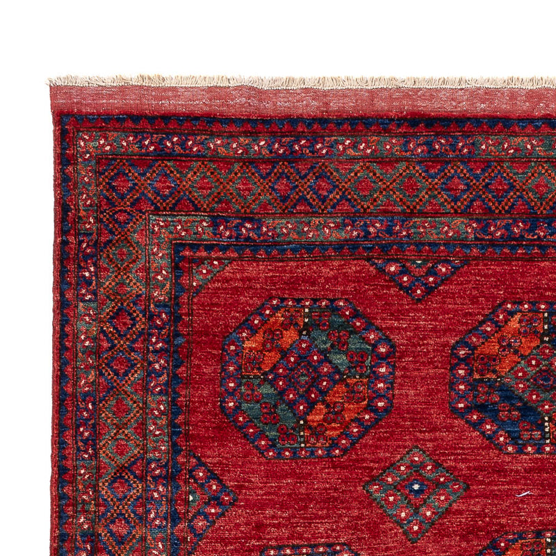 Afghansk tæppe - Kunduz - 297 x 207 cm - rød
