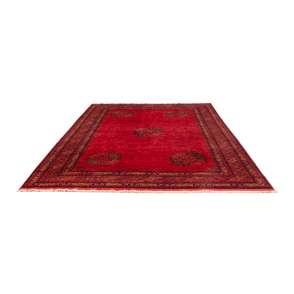 Afghansk tæppe - Kunduz - 305 x 204 cm - rød
