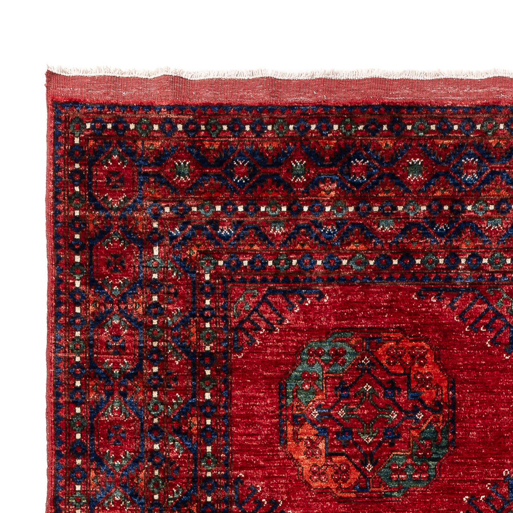 Afghansk tæppe - Kunduz - 312 x 208 cm - rød