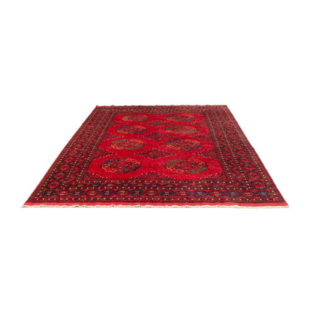 Afghansk tæppe - Kunduz - 312 x 208 cm - rød