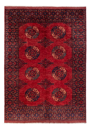 Afghansk tæppe - Kunduz - 287 x 215 cm - rød