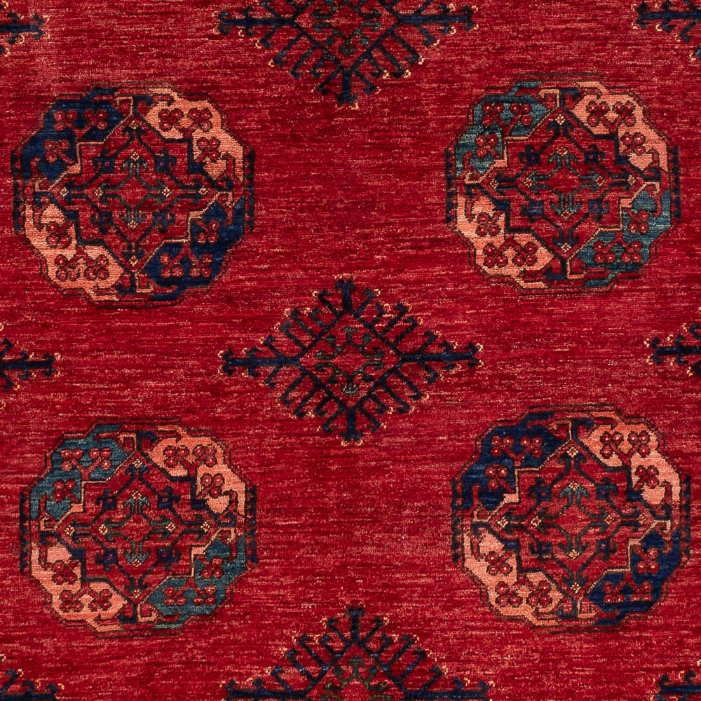 Afghansk tæppe - Kunduz - 287 x 215 cm - rød