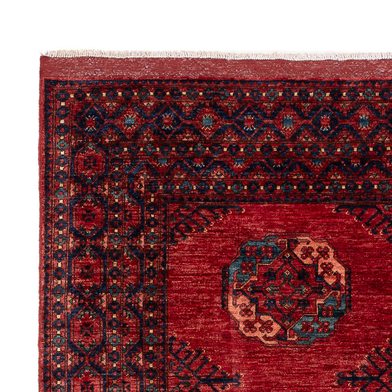 Afghansk tæppe - Kunduz - 287 x 215 cm - rød