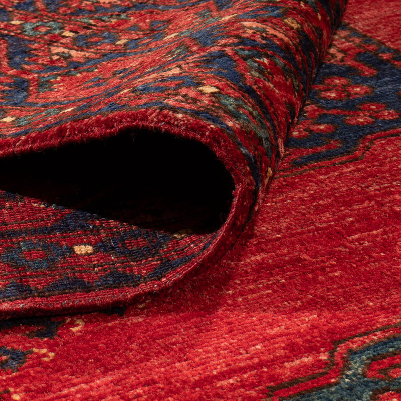 Afghansk tæppe - Kunduz - 287 x 215 cm - rød