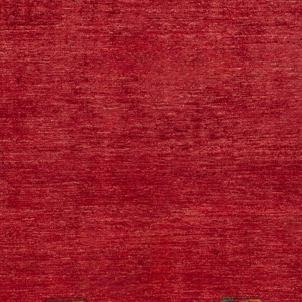 Afghansk tæppe - Kunduz - 288 x 216 cm - rød