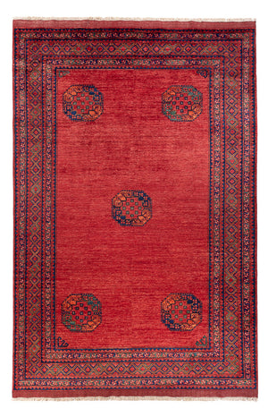 Afghansk tæppe - Kunduz - 302 x 203 cm - rød