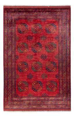 Afghansk tæppe - Kunduz - 305 x 203 cm - rød