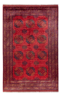 Afghansk tæppe - Kunduz - 305 x 203 cm - rød