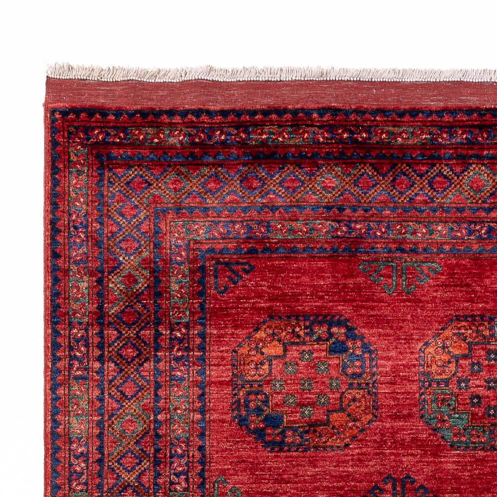 Afghansk tæppe - Kunduz - 305 x 203 cm - rød
