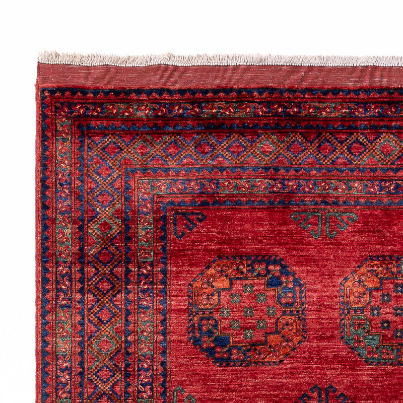 Afghansk tæppe - Kunduz - 305 x 203 cm - rød
