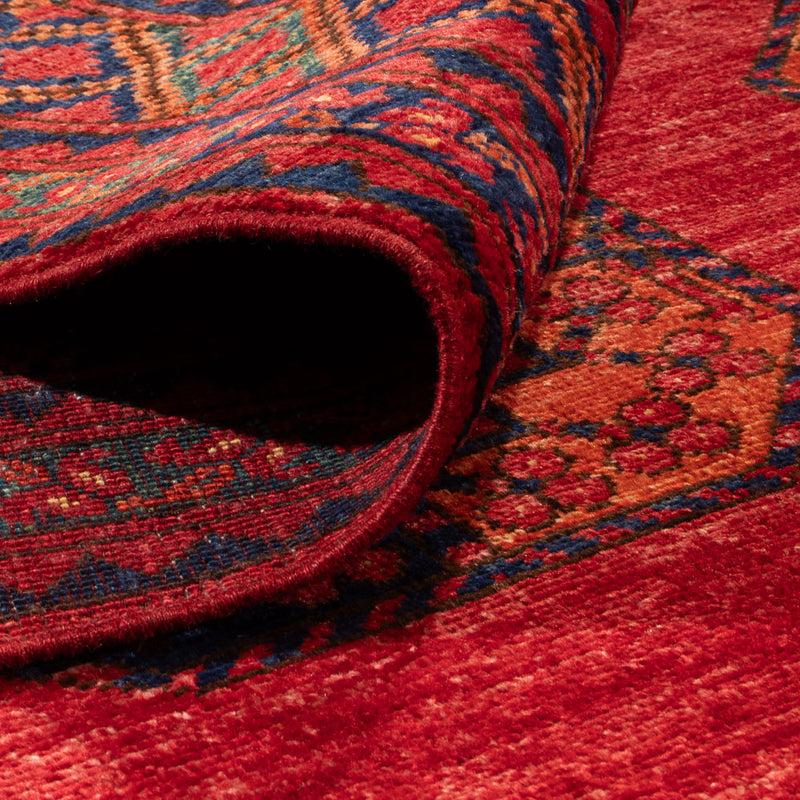 Afghansk tæppe - Kunduz - 305 x 203 cm - rød