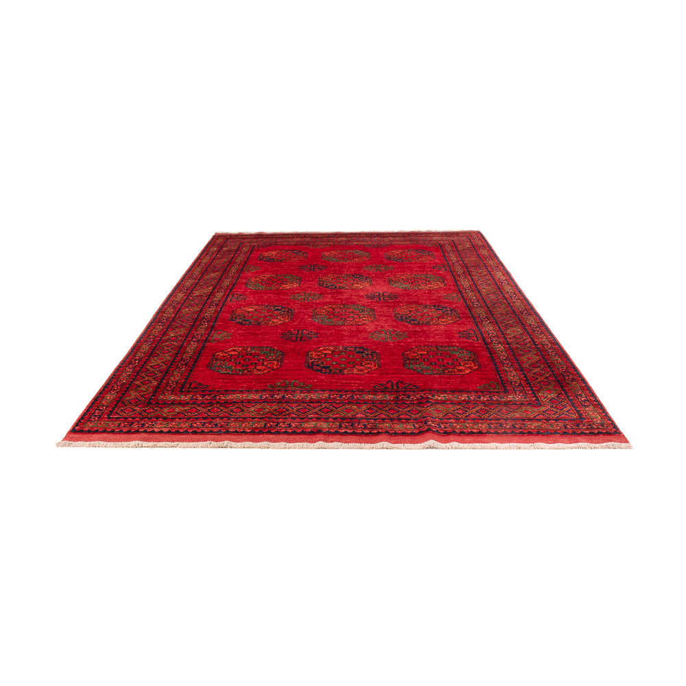 Afghansk tæppe - Kunduz - 305 x 203 cm - rød