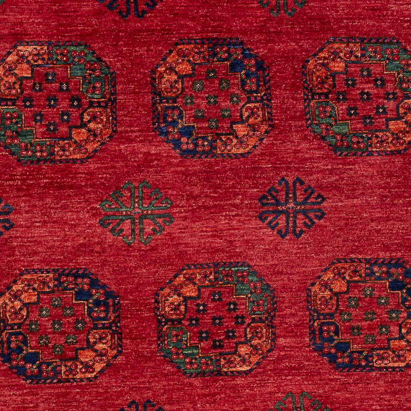 Afghansk tæppe - Kunduz - 298 x 201 cm - rød