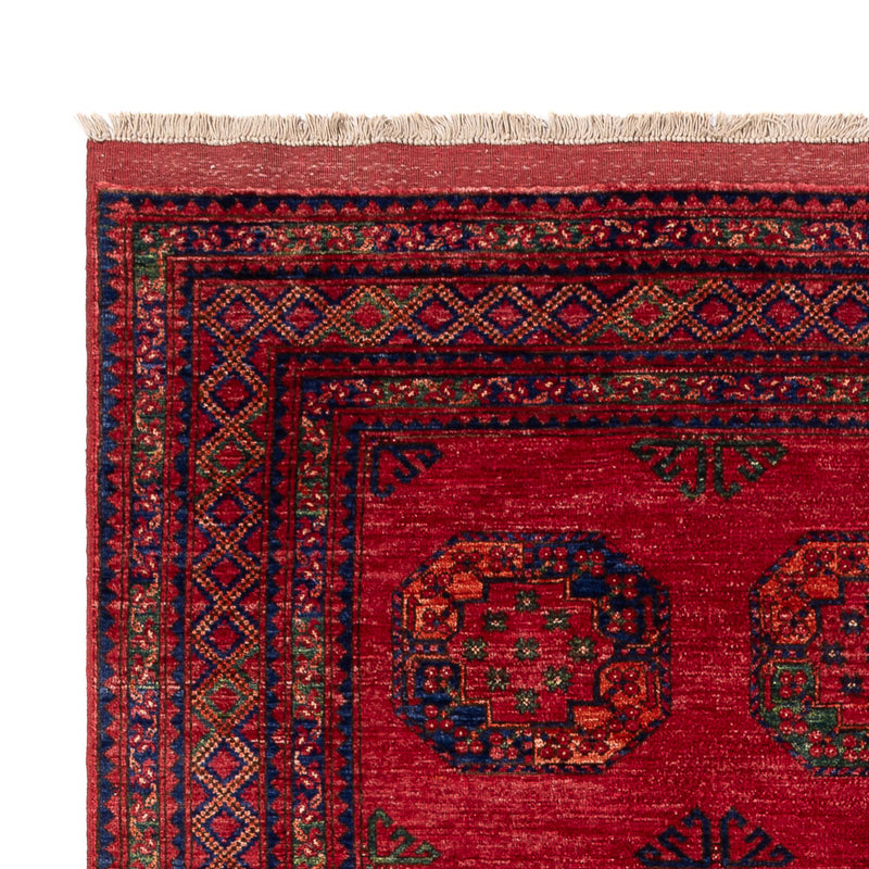 Afghansk tæppe - Kunduz - 298 x 201 cm - rød