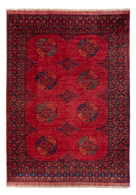 Afghansk tæppe - Kunduz - 299 x 220 cm - rød