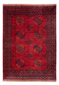 Afghansk tæppe - Kunduz - 299 x 220 cm - rød