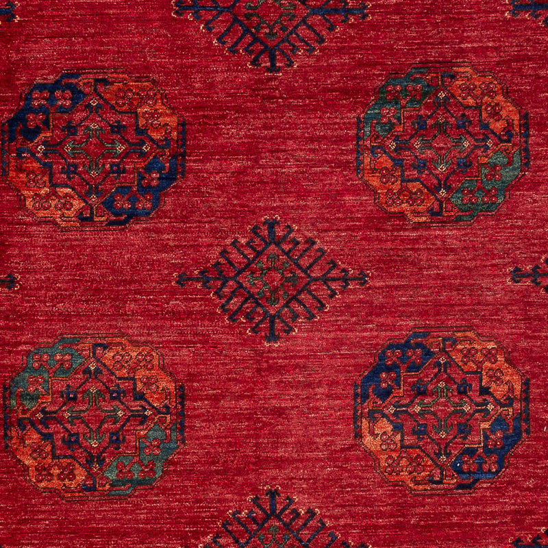 Afghansk tæppe - Kunduz - 299 x 220 cm - rød