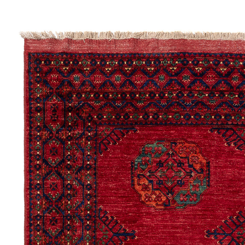 Afghansk tæppe - Kunduz - 299 x 220 cm - rød