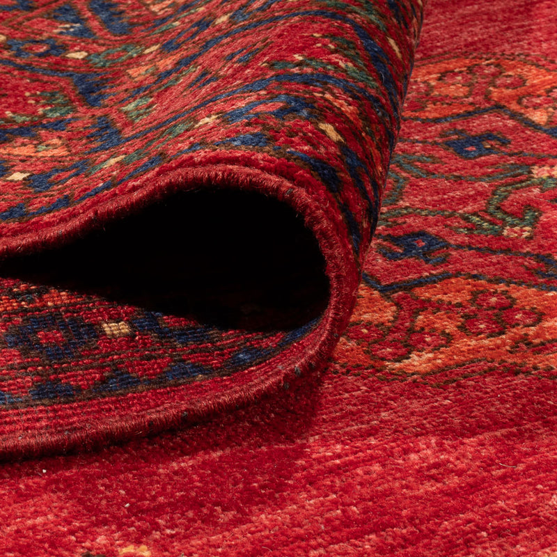 Afghansk tæppe - Kunduz - 299 x 220 cm - rød