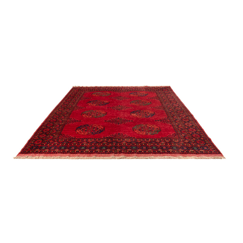 Afghansk tæppe - Kunduz - 299 x 220 cm - rød