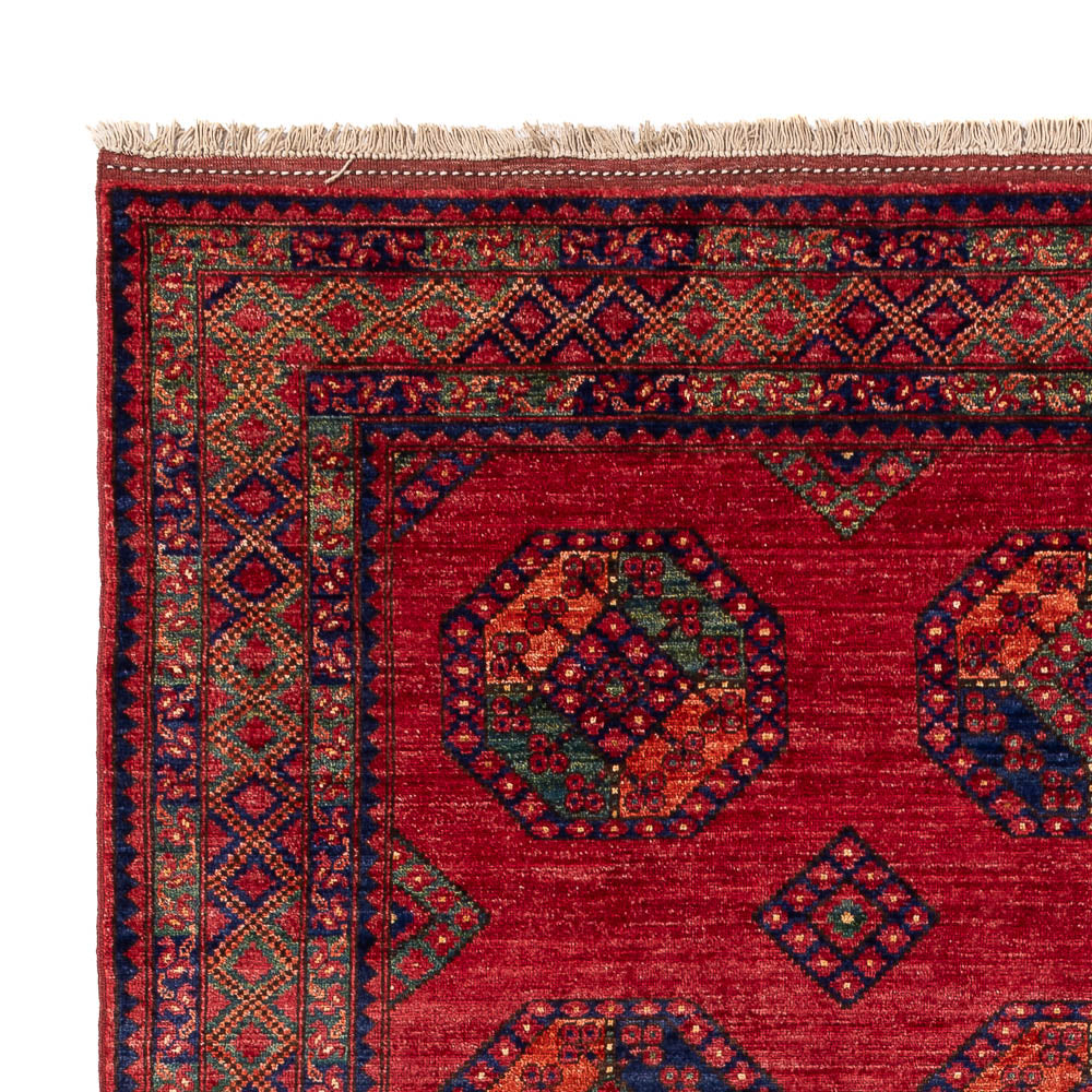 Afghansk tæppe - Kunduz - 300 x 206 cm - rød
