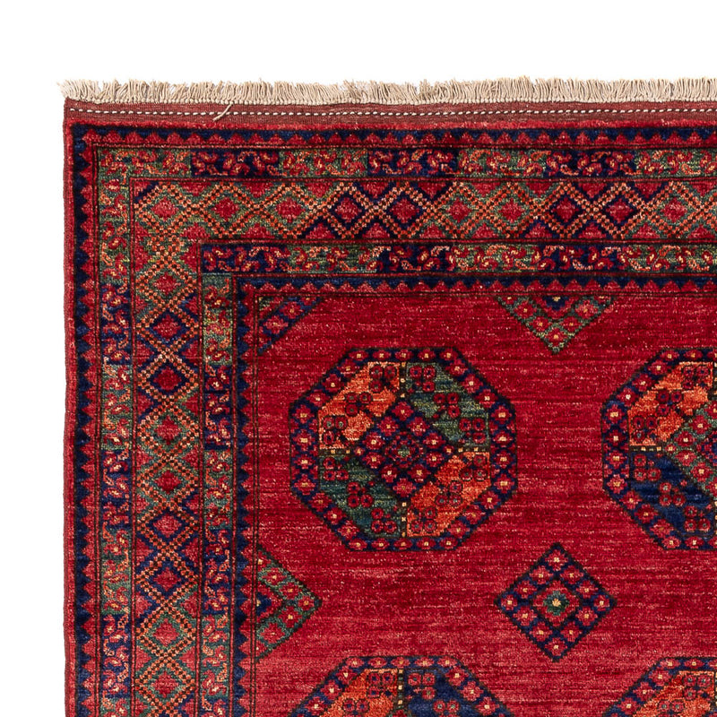Afghansk tæppe - Kunduz - 300 x 206 cm - rød