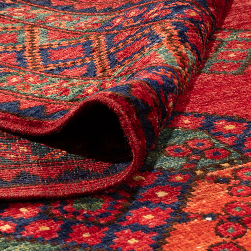 Afghansk tæppe - Kunduz - 300 x 206 cm - rød