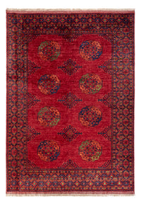 Afghansk tæppe - Kunduz - 296 x 214 cm - rød