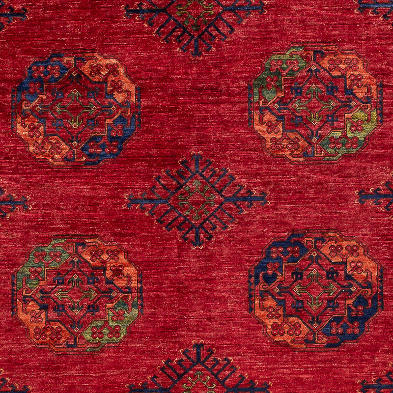 Afghansk tæppe - Kunduz - 296 x 214 cm - rød