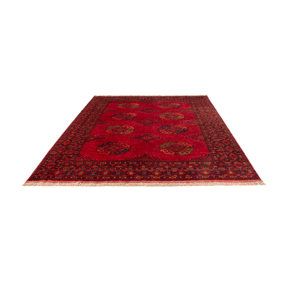 Afghansk tæppe - Kunduz - 296 x 214 cm - rød