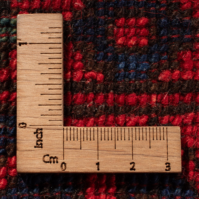 Afghansk tæppe - Kunduz - 296 x 214 cm - rød