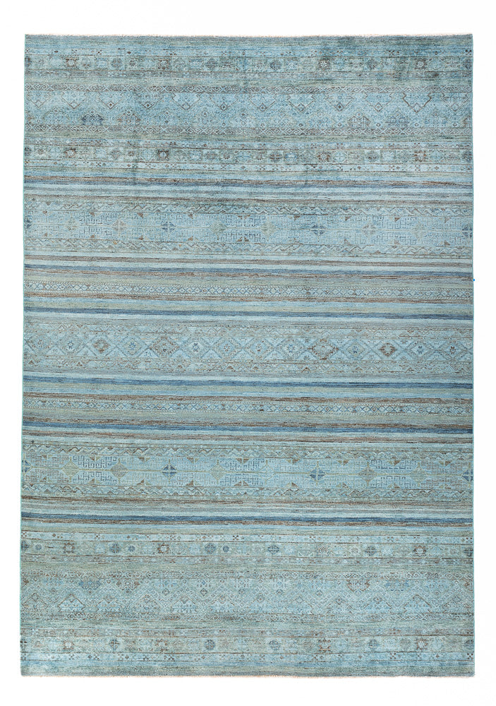 Ziegler Carpet - Shal - Vintage / farvet - 288 x 207 cm - lyseblå