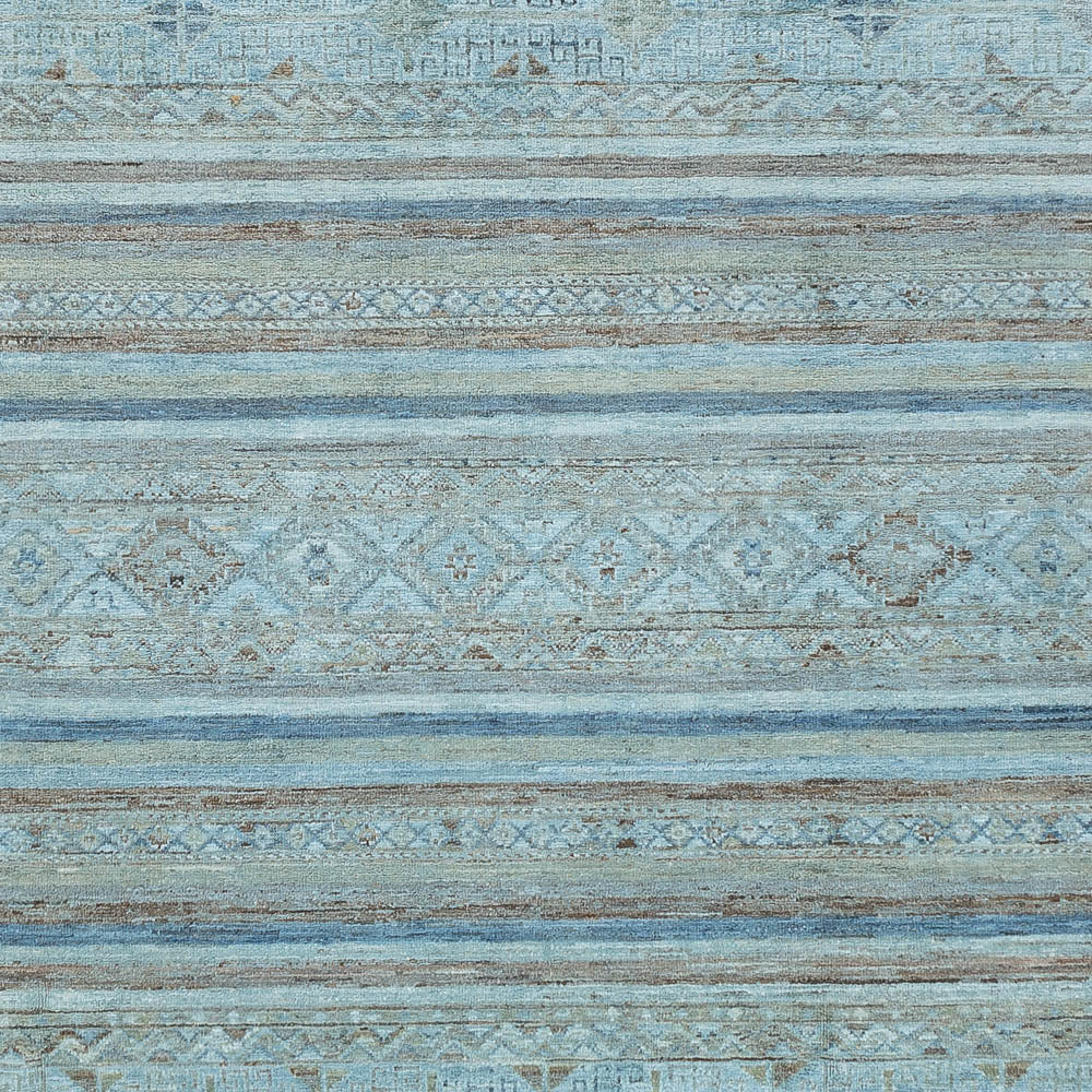 Ziegler Carpet - Shal - Vintage / farvet - 288 x 207 cm - lyseblå