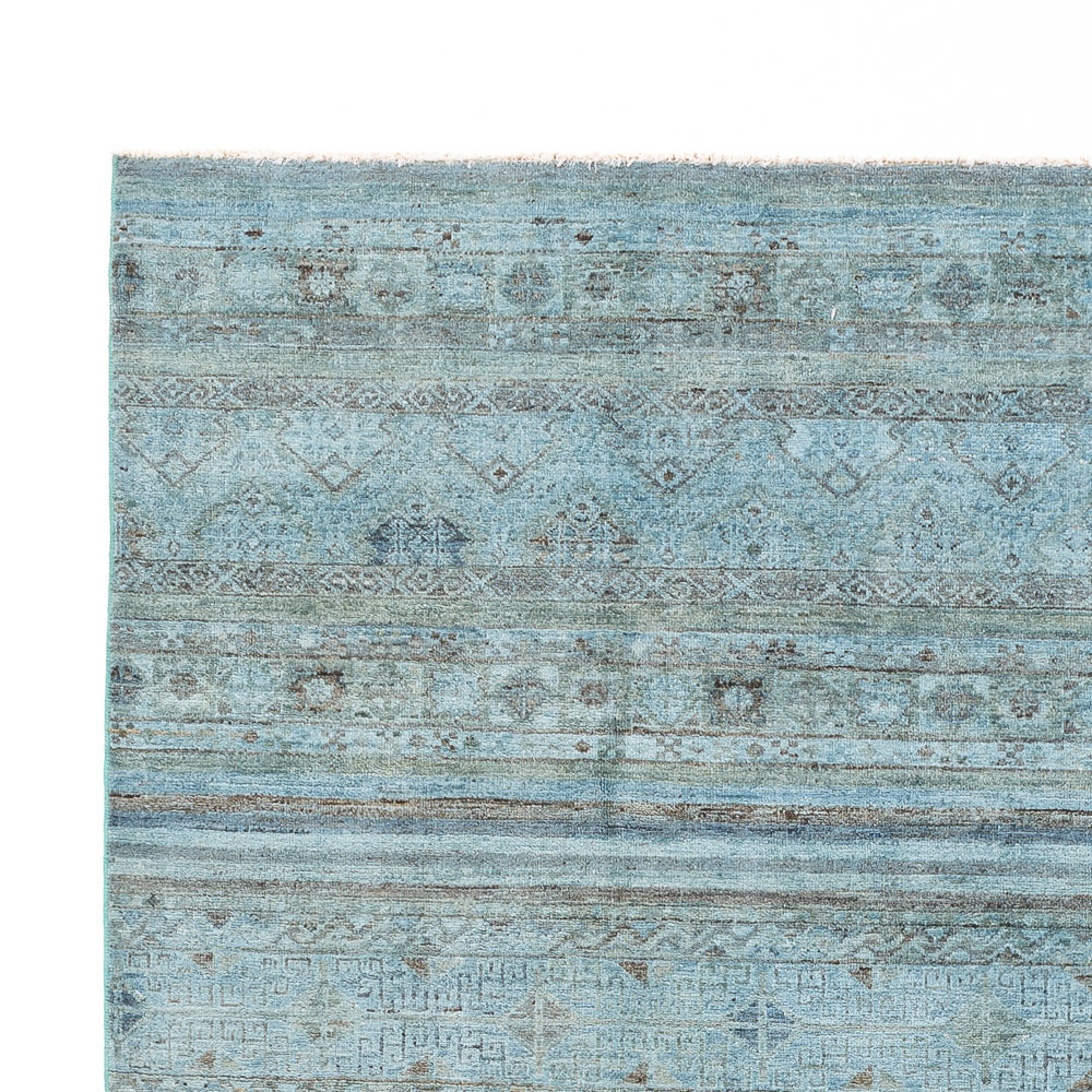 Ziegler Carpet - Shal - Vintage / farvet - 288 x 207 cm - lyseblå