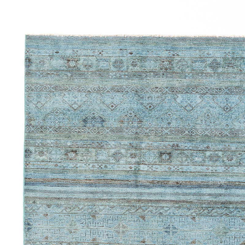 Ziegler Carpet - Shal - Vintage / farvet - 288 x 207 cm - lyseblå