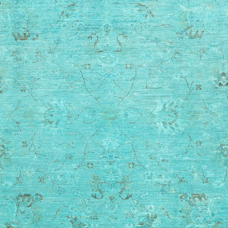 Ziegler Tæppe - Moderne - Vintage / farvet - 293 x 201 cm - turkis