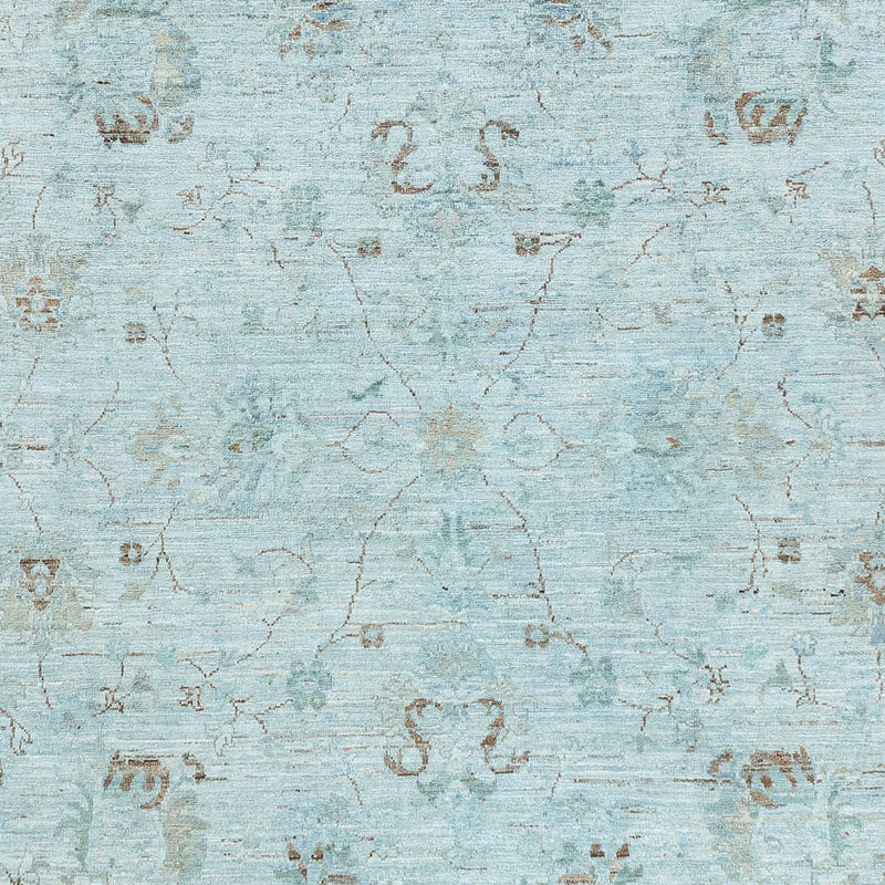 Ziegler Tæppe - Moderne - Vintage / farvet - 300 x 202 cm - lyseblå