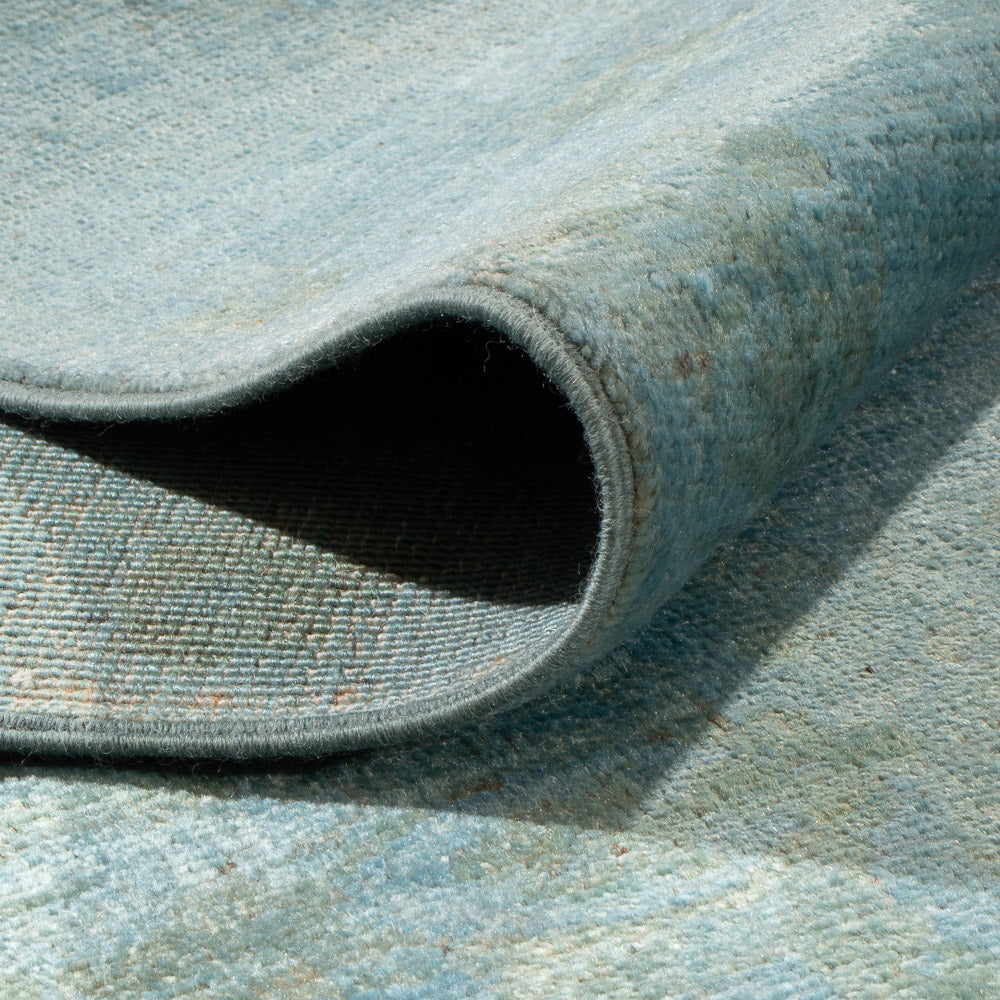 Ziegler Tæppe - Moderne - Vintage / farvet - 292 x 204 cm - lyseblå
