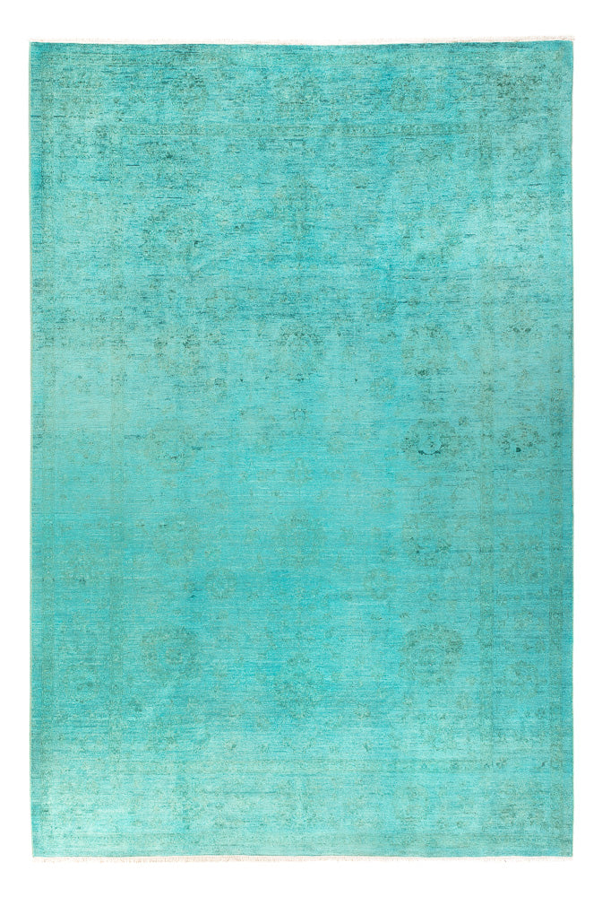 Ziegler Tæppe - Moderne - Vintage / farvet - 292 x 198 cm - turkis