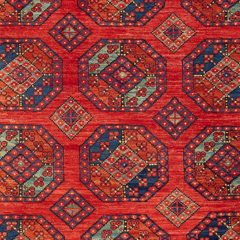 Afghansk tæppe - Kunduz - 305 x 209 cm - rød