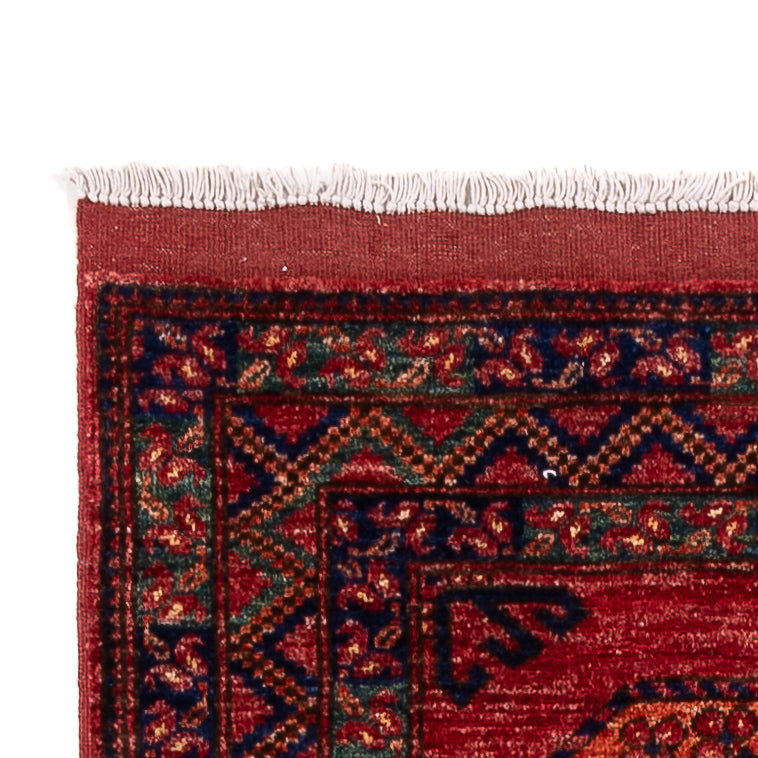 Løber Afghansk tæppe - Kunduz - 300 x 83 cm - rød
