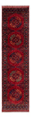 Løber Afghansk tæppe - Kunduz - 305 x 82 cm - rød