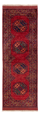 Løber Afghansk tæppe - Kunduz - 237 x 83 cm - rød
