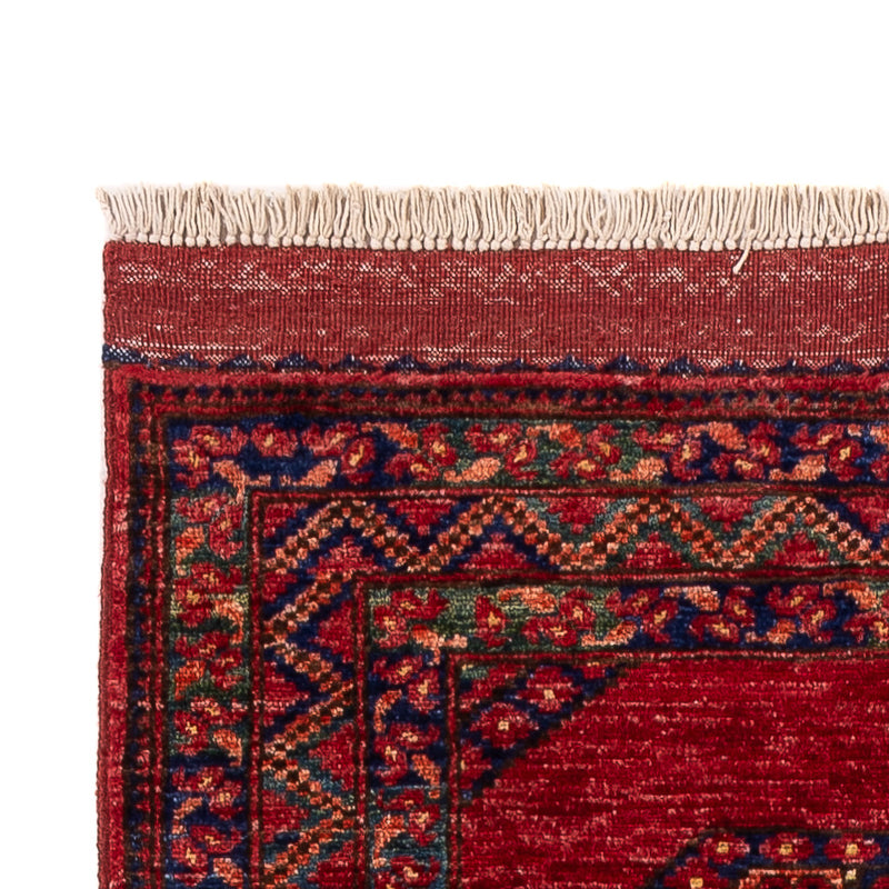 Løber Afghansk tæppe - Kunduz - 237 x 83 cm - rød