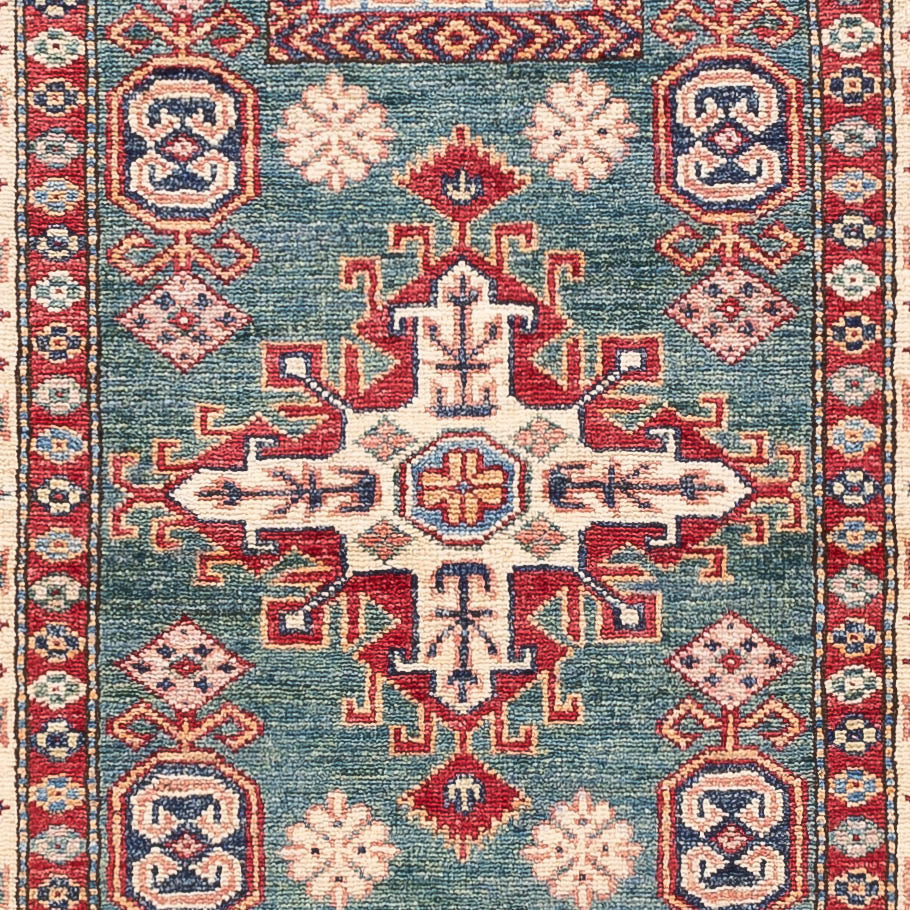Løber Ziegler Carpet - Kazak - 253 x 79 cm - mørkegrøn